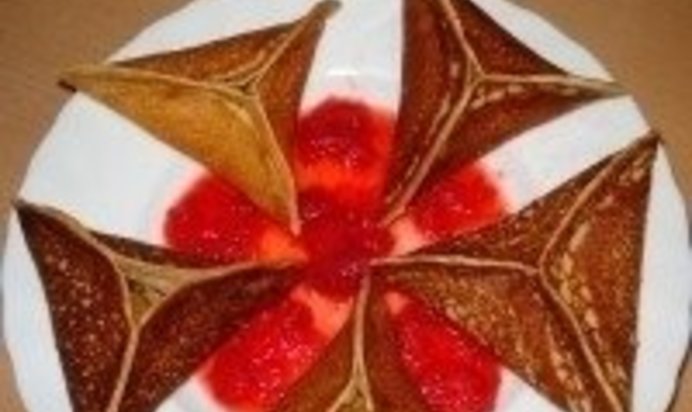 Блины по-арабски с яблоками