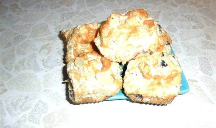 Воздушное пирожное из мюсли