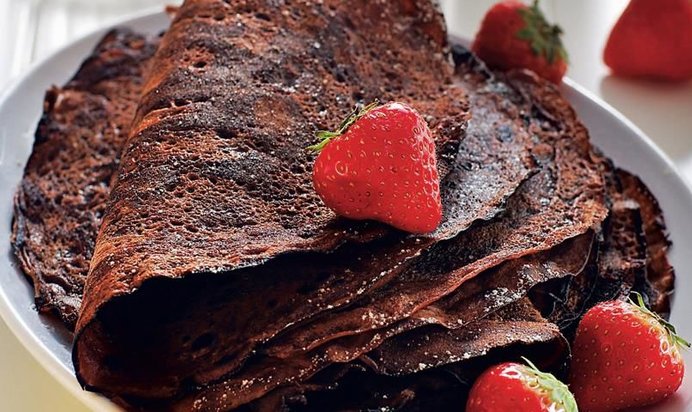 Шоколадные блинчики