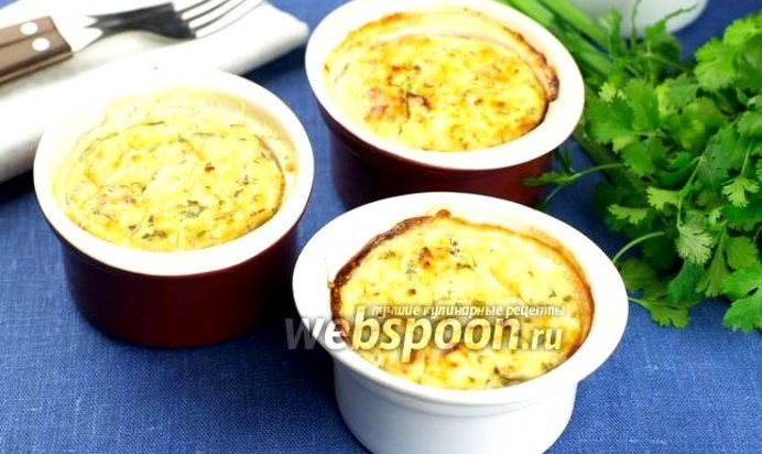 Творожная запеканка с травами