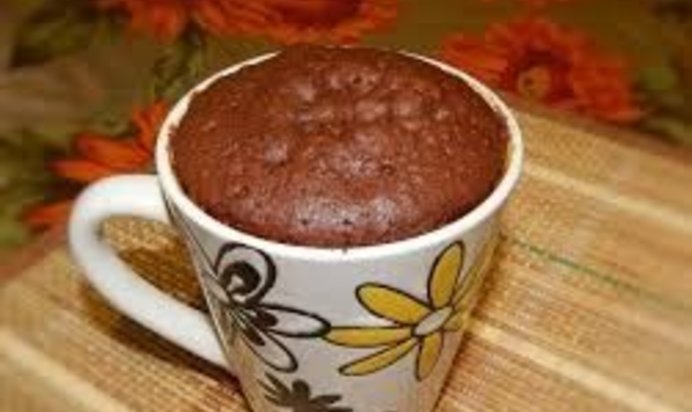 Кекс в чашке за 5 минут