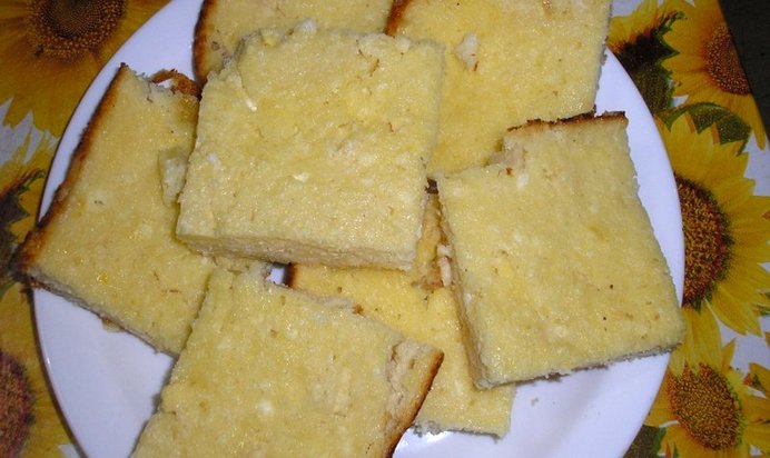 Творожная запеканка с белками