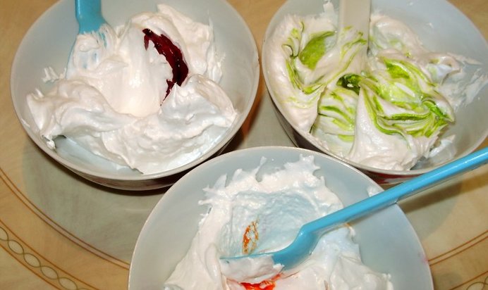 Белковый крем для торта