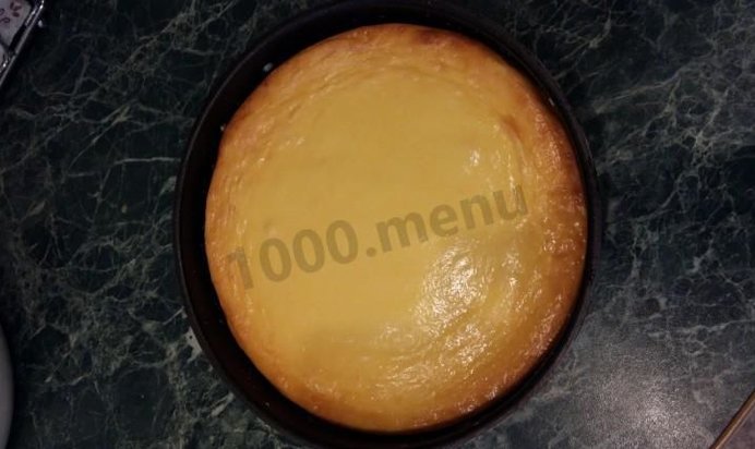 Запеканка из творога и сгущенки