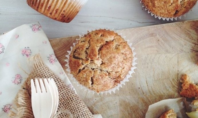 Маффины с грушей и корицей