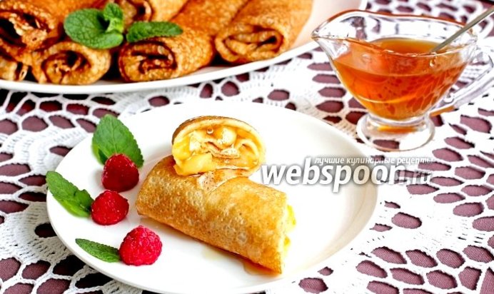 Блинчики с яблоками