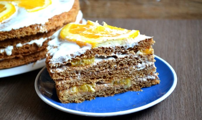 Апельсиновый торт