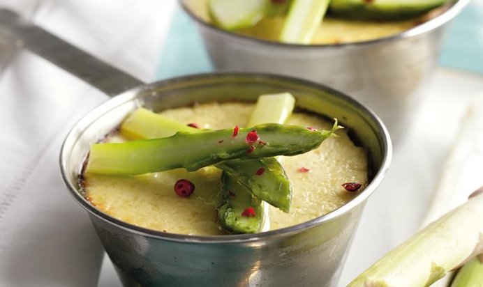 Тортики из спаржи