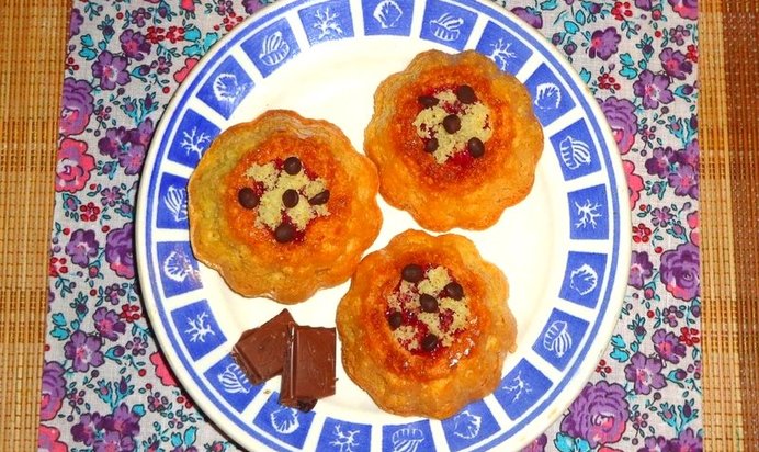 Кексы с ванилью и шоколадом