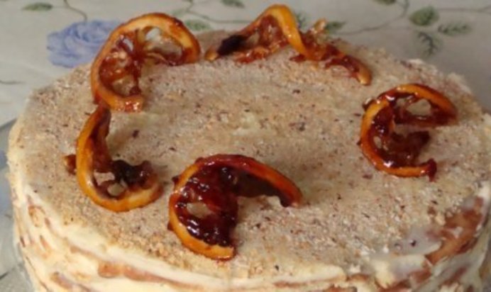 Торт на сковороде