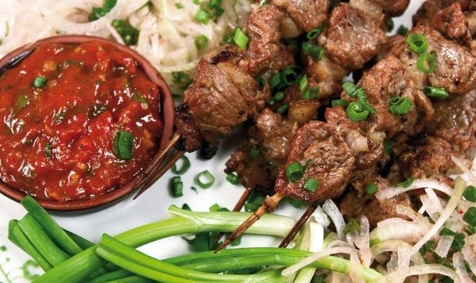 Шашлык из свинины в духовке