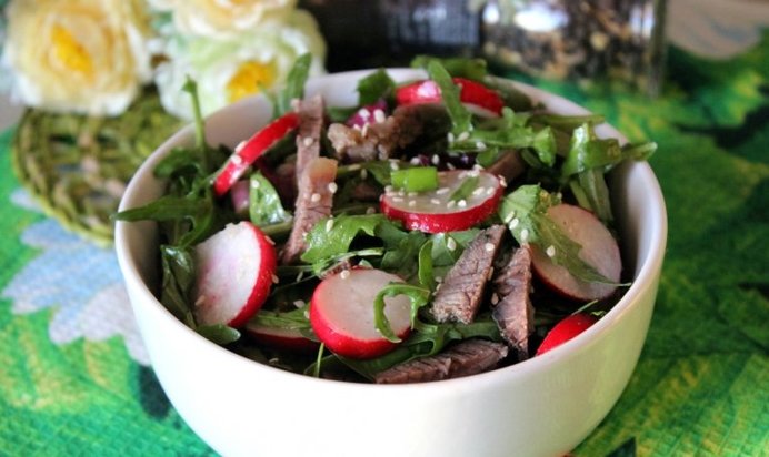Салат с говядиной от пани Ветты