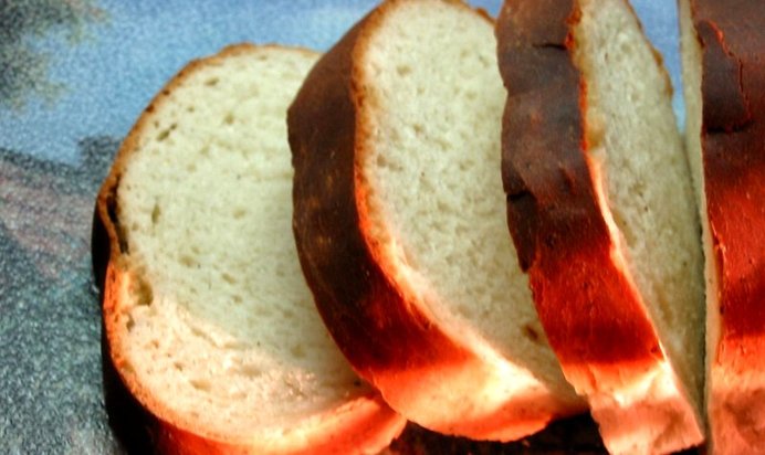 Постный чесночный хлеб