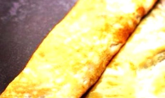 Овсяный блин с сыром