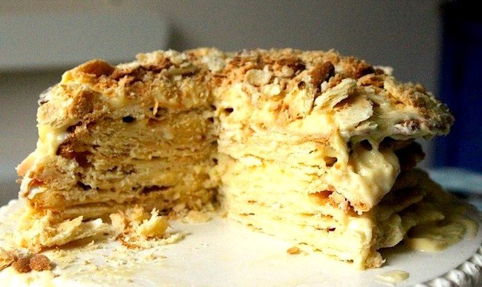 Веганский «Наполеон» с отрубями