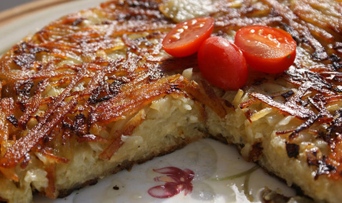 Картофельная запеканка с сыром