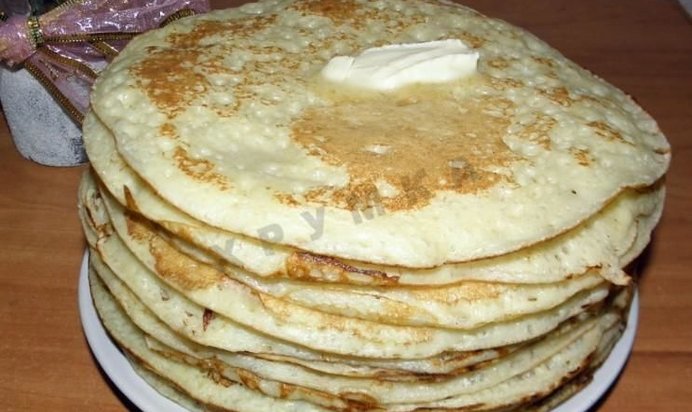 Блины дрожжевые Царские