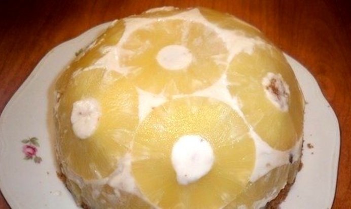 Торт Мячик без выпечки