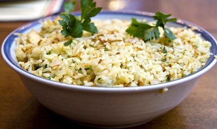 Плов с сельдереем