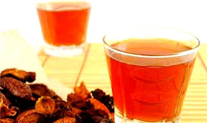 Компот из сухих яблок