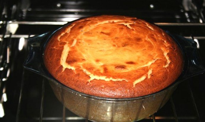 Запеканка творожная с манной крупой