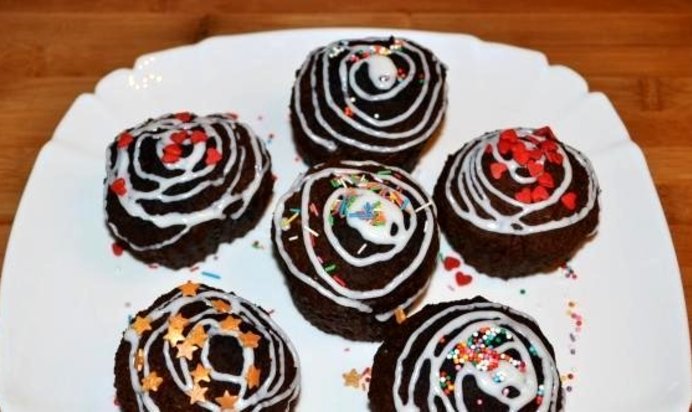 Шоколадные кексы