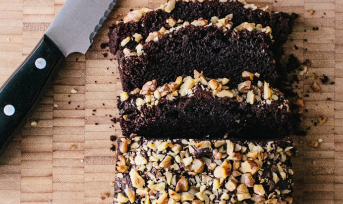 Шоколадно-банановый хлеб