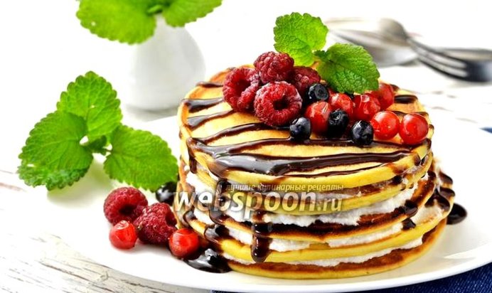 Торт из панкейков