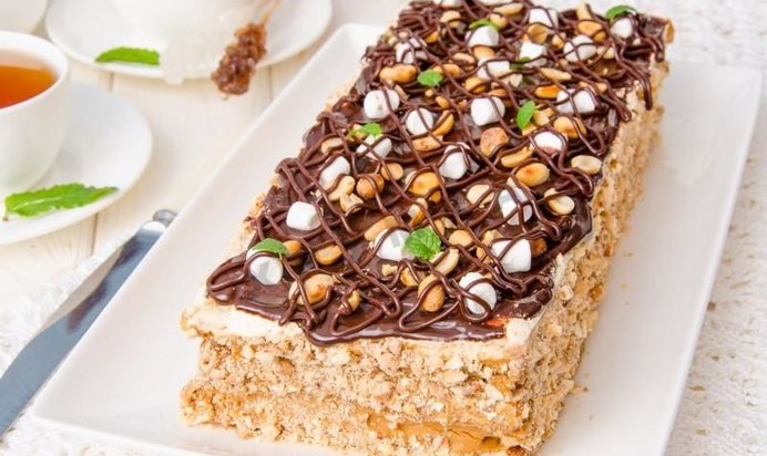 Торт Воздушный сникерс