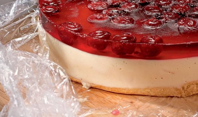 Творожный торт с фруктами