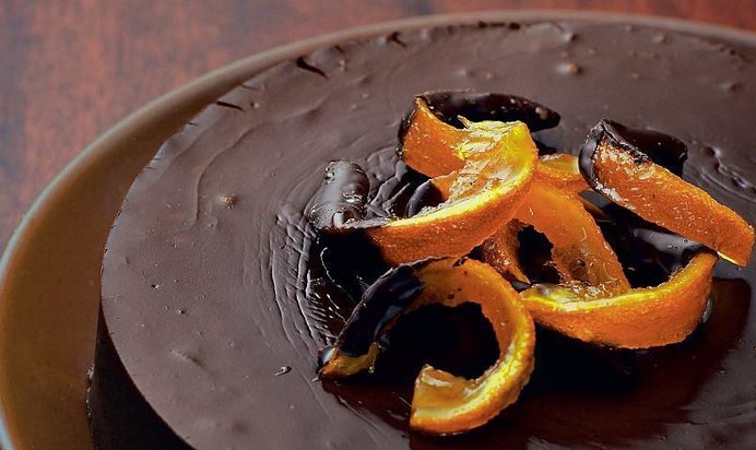 Шоколадно-апельсиновый торт