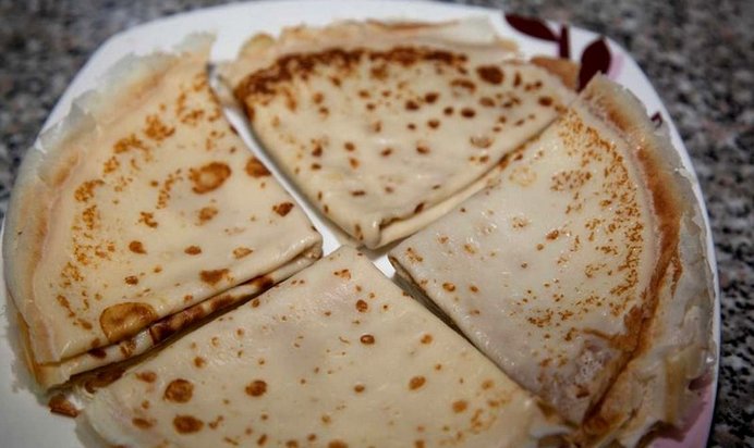 Блины с оливковым маслом