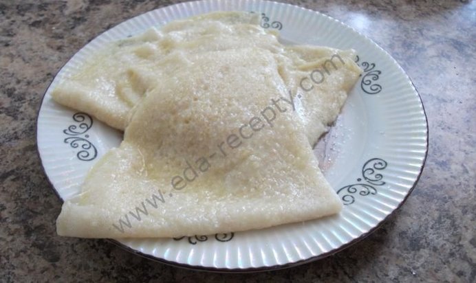 Белые блины