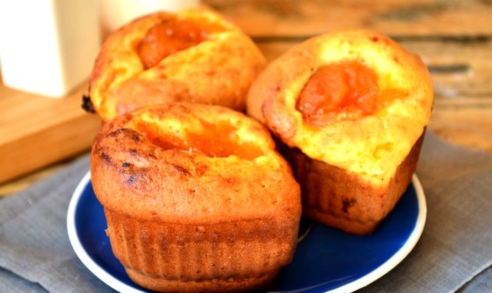 Маффины с джемом