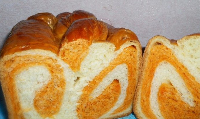 Хлеб с узором в хлебопечке