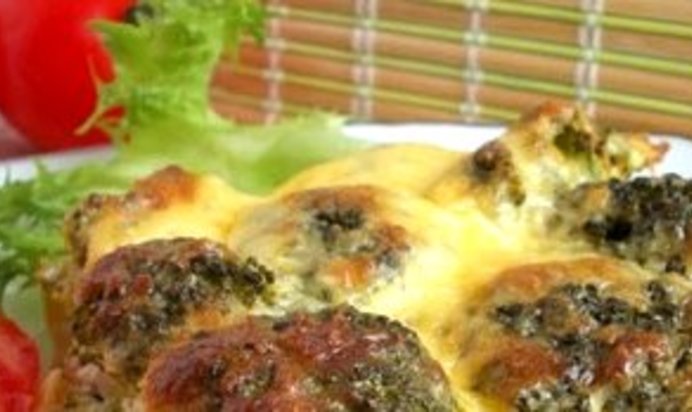 Брокколи с яйцом в духовке