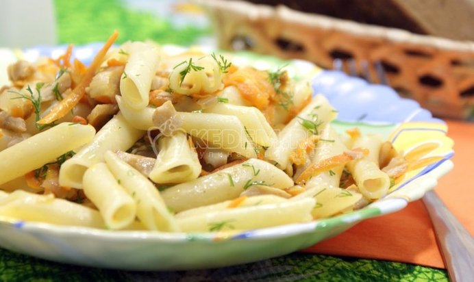 Запеканка с макаронами и говядиной