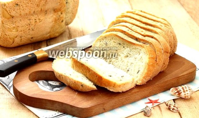 Хлеб с морскими водорослями в хлебопечке