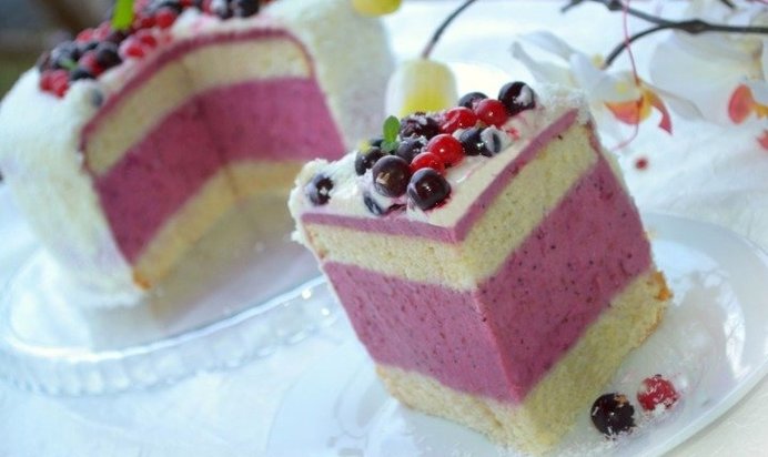 Торт-мусс «Смородиновое настроение»