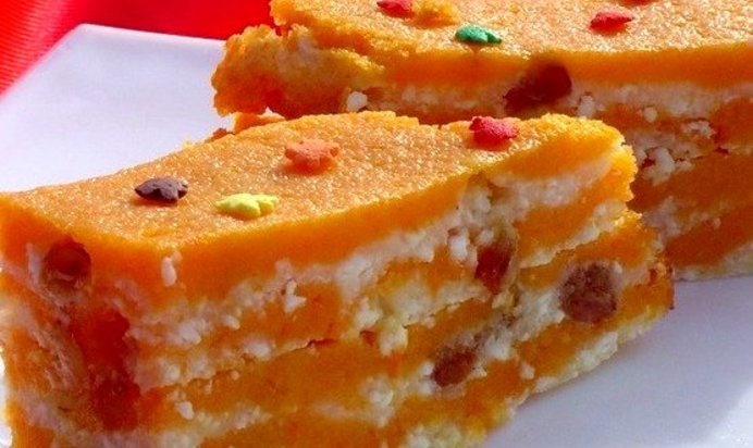 Творожная запеканка с морковью