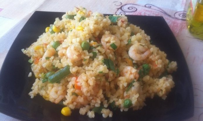 Салат с капустой и кукурузой