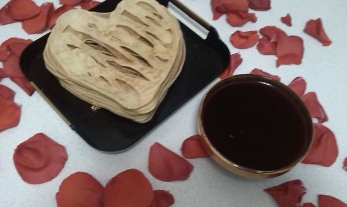 Блинчики Сердце для любимого