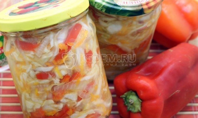 Салат из спаржи и моркови