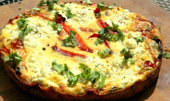 Фриттата в мультиварке