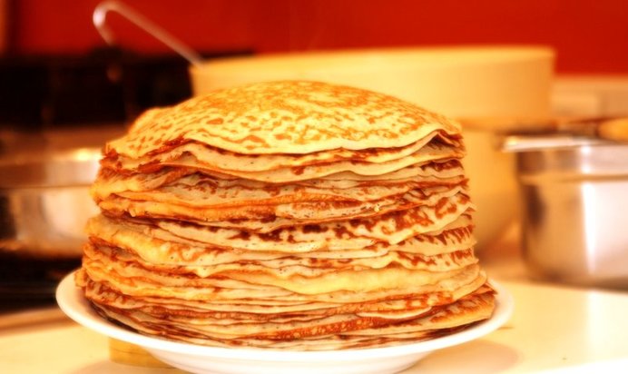 Блинчики в микроволновке