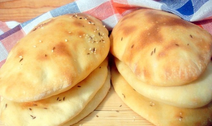 Индийские хлебные лепёшки Наан
