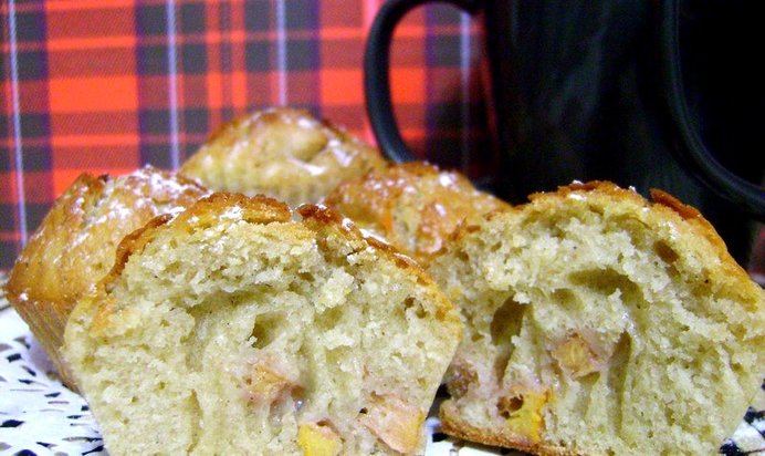 Кексы с хурмой