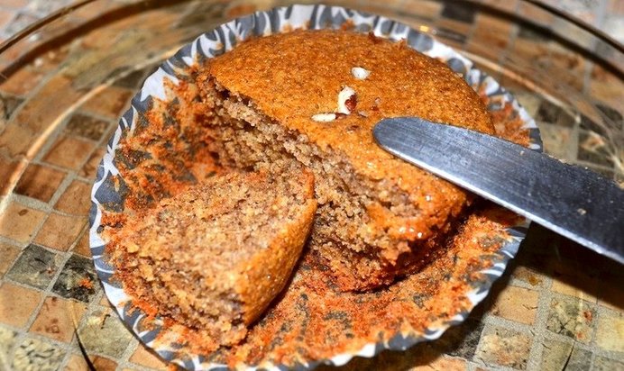 Безглютеновые орехово-банановые кексы