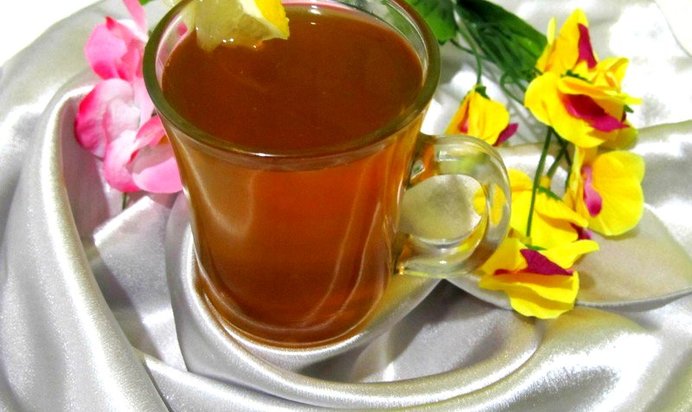 Чай с шампанским