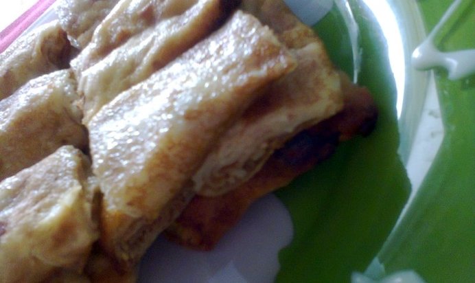 Украинские налистники с творогом